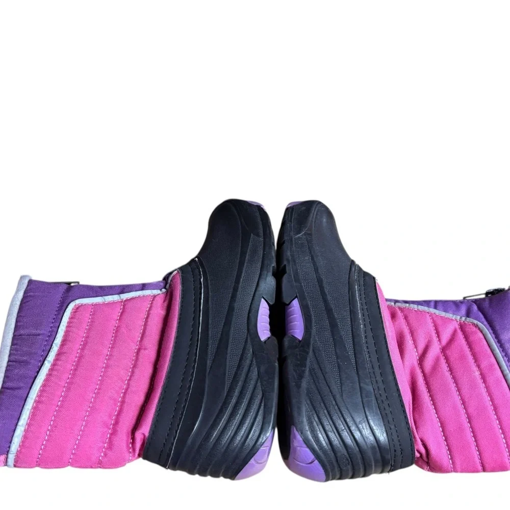 Arctic Shield Kids Insulated Winter Snow Boots – Sz 13 (Purple & Pink)